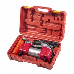 Компресор за гуми Raider RD-AC14, 12V, 70L/min, куфар и аксесоари