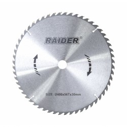 Циркулярен диск за дърво Raider RD-SB12, 400 х 30 mm, 56Т Циркулярен диск за дърво Raider RD-SB12, 400 х 30 mm, 56Т