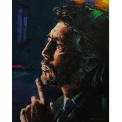Рисуване по номера - Хавиер Бардем, 40х50см