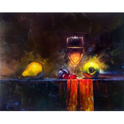 Рисуване по номера - Натюрморт с круша, 40х50см