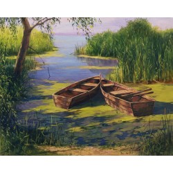 Рисуване по номера - Влюбени, 40х50см