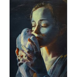 Рисуване по номера - Мир в сърцата - Peace, 40х50см