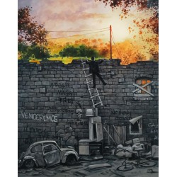 Рисуване по номера - Отвъд стената, 40х50см
