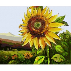 Рисуване по номера - Слънчогледи, 40х50см