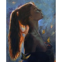 Рисуване по номера - Пеперудени копнежи, 40х50см