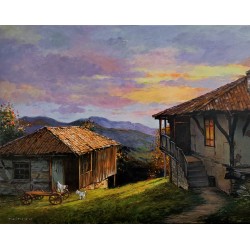 Рисуване по номера - Старата къща, 40х50см