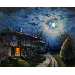 Рисуване по номера - Лунна соната, 40х50см