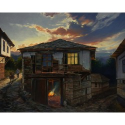 Рисуване по номера - По пътеката на залеза, 40х50см