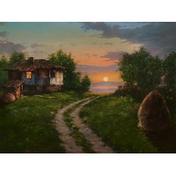 Рисуване по номера - Краят на деня, 40х50см