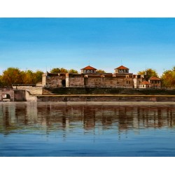 Рисуване по номера - Крепост Баба Вида, 40х50см