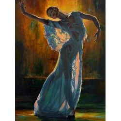 Рисуване по номера - Танцът е любов, 40х50см
