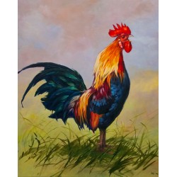 Рисуване по номера - Петел, 40х50см
