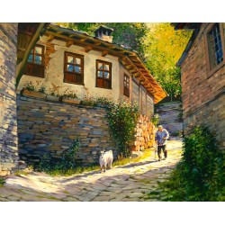 Рисуване по номера - Ранен следобед, 40х50см