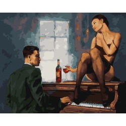 Рисуване по номера – В очакване на сенките, 40х50 cm Рисуване по номера – В очакване на сенките, 40х50 cm