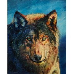 Рисуване по номера - Вълкът, 40х50см