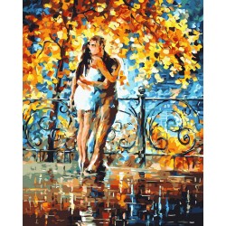 Рисуване по номера - Есенна среща, 40х50см