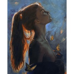 Рисуване по номера - Пеперудени копнежи, 30х40см