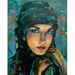 Рисуване по номера - Пустинно слънце, 40х50см